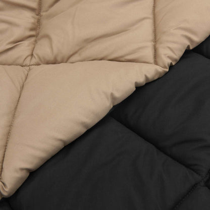 Duvet Invernale Nero e Talpa 240 x 200 cm Microfibra