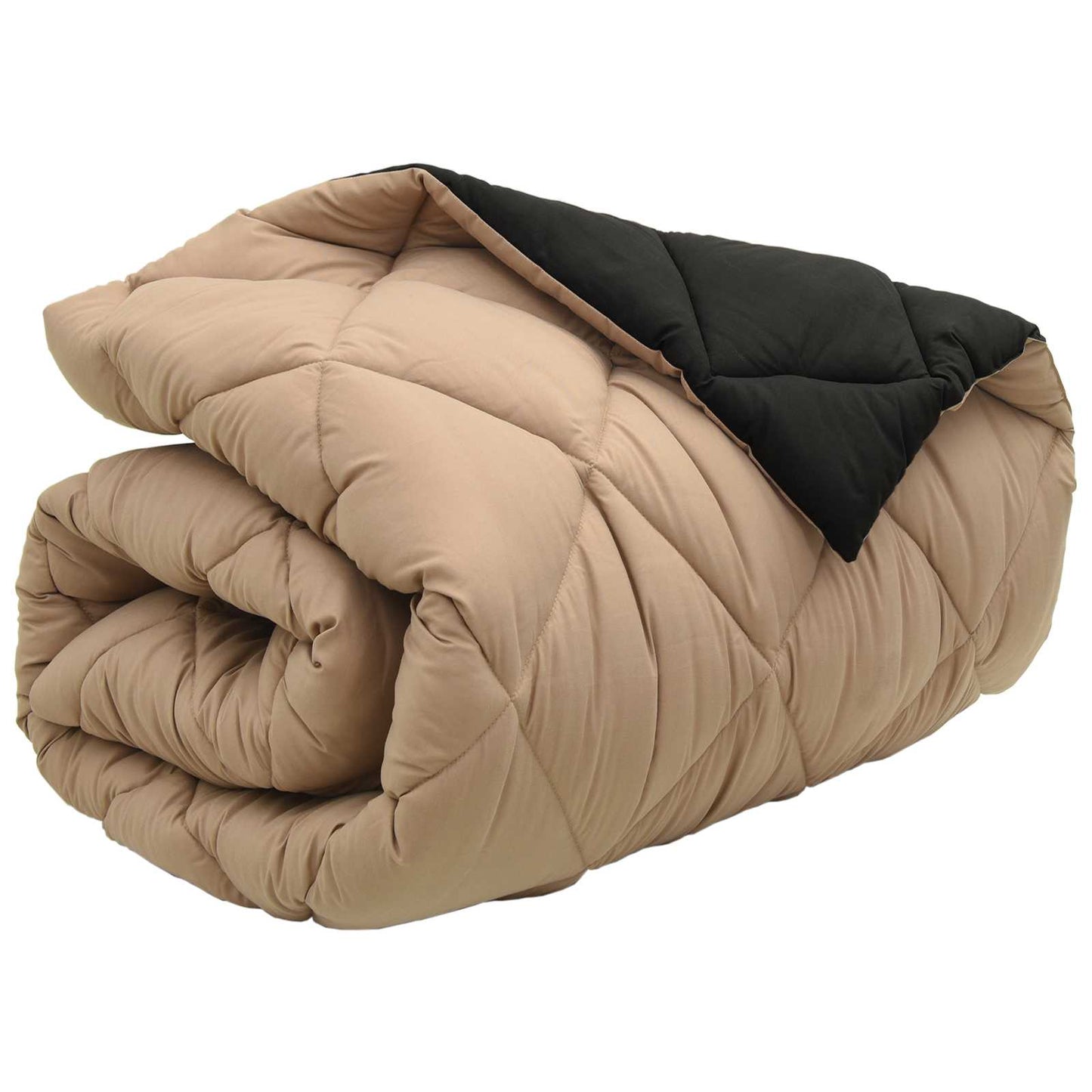 Duvet Invernale Nero e Talpa 135 x 220 cm Microfibra | homemem39