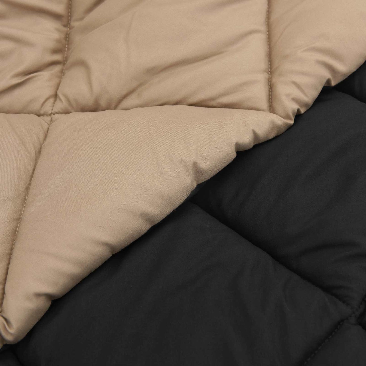 Duvet Invernale Nero e Talpa 240 x 260 cm Microfibra