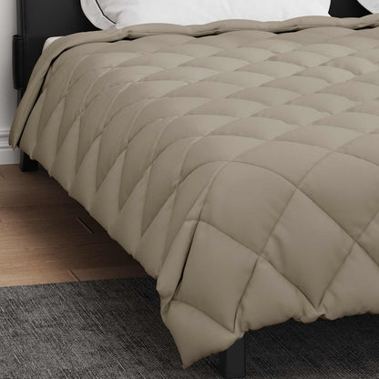 Duvet Invernale Grigio chiaro 200 x 200 cm Microfibra