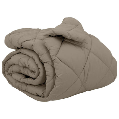 Duvet Invernale Grigio chiaro 200 x 200 cm Microfibra