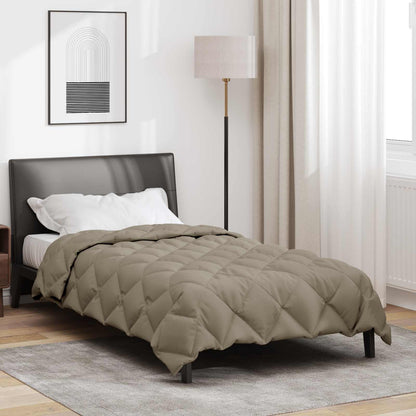 Duvet Invernale Grigio chiaro 220 x 140 cm Microfibra