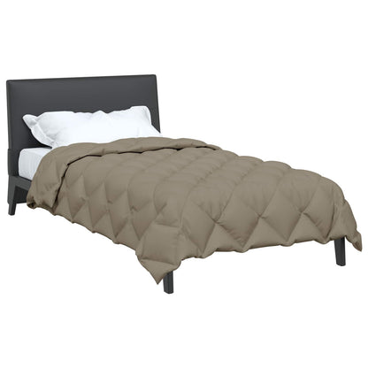 Duvet Invernale Grigio chiaro 220 x 155 cm Microfibra