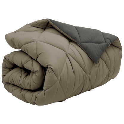 Duvet Invernale Grigio chiaro e Antracite 200 x 135 cm