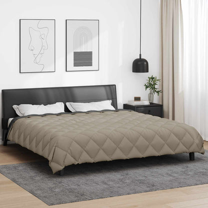Duvet Invernale Grigio chiaro e Antracite 200 x 200 cm