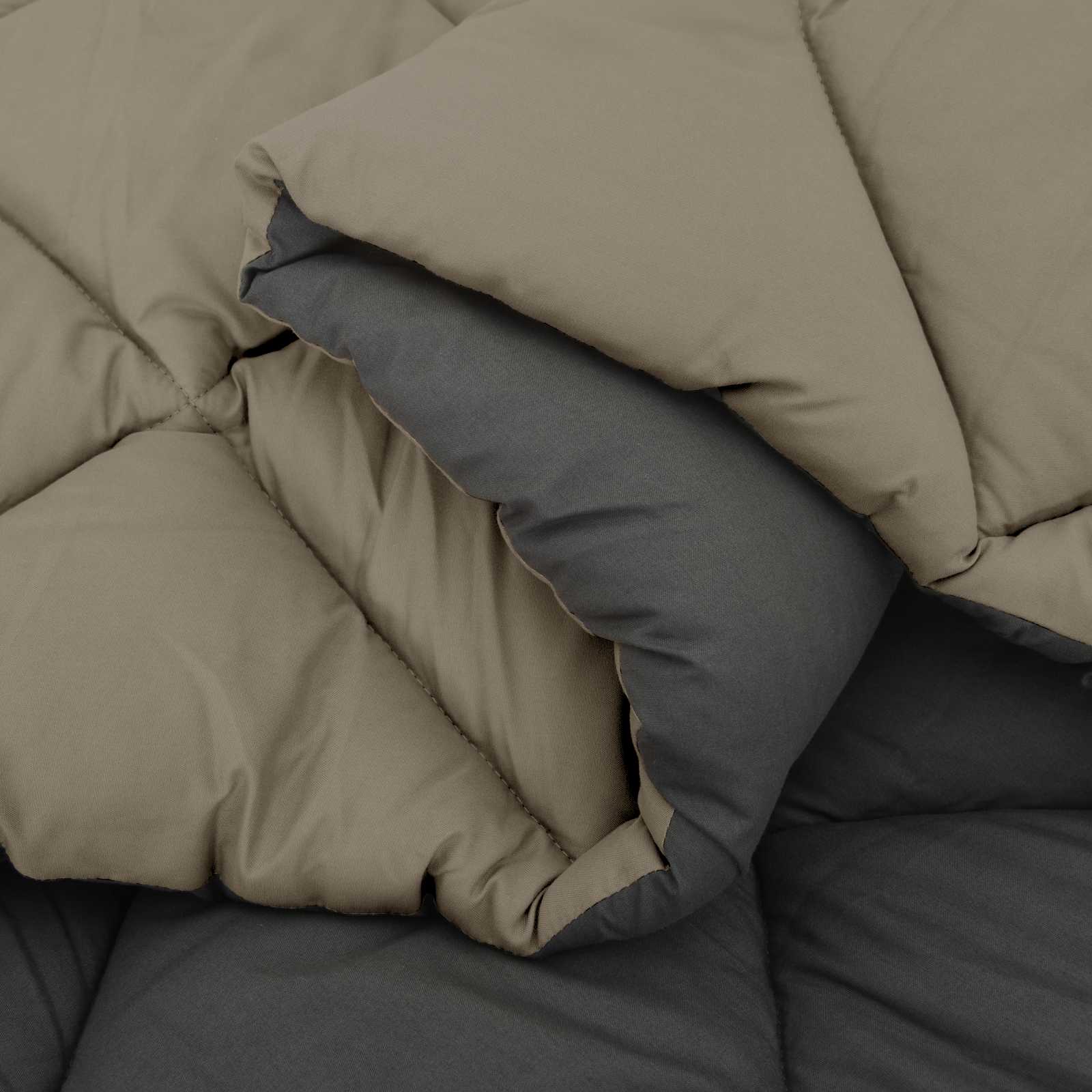 Duvet Invernale Grigio chiaro e Antracite 140 x 220 cm | homemem39