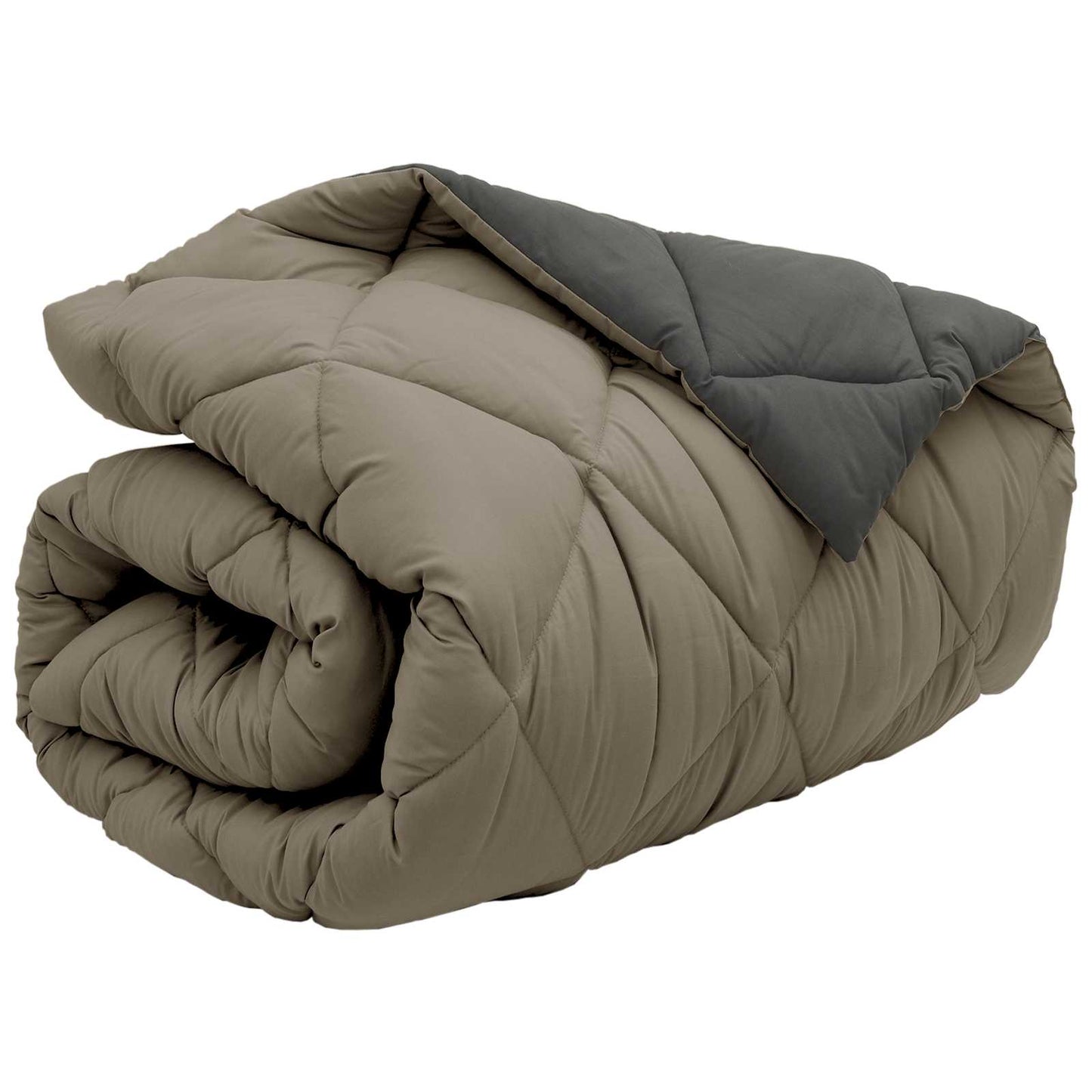Duvet Invernale Grigio chiaro e Antracite 140 x 220 cm | homemem39
