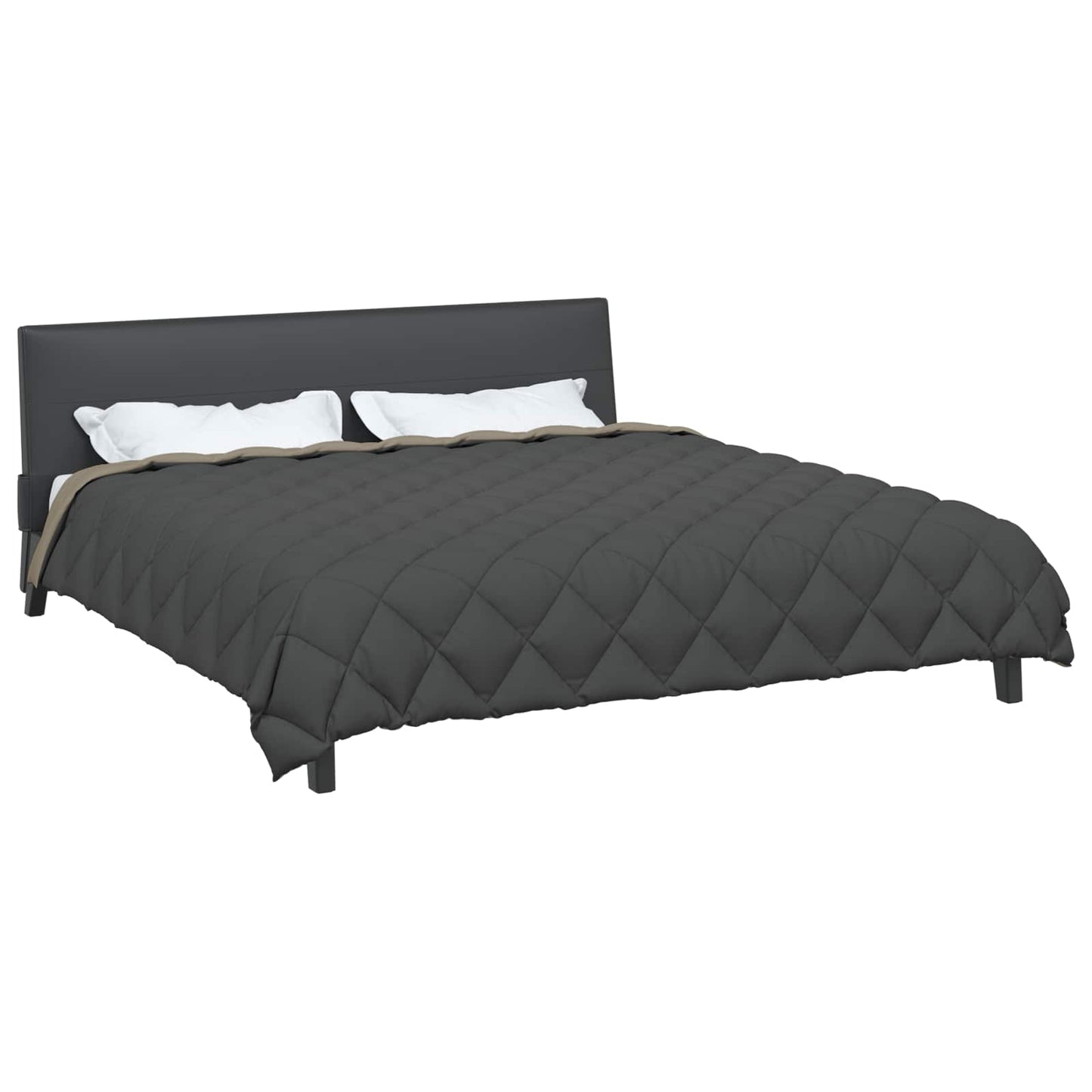 Duvet Invernale Grigio chiaro e Antracite 220 x 200 cm