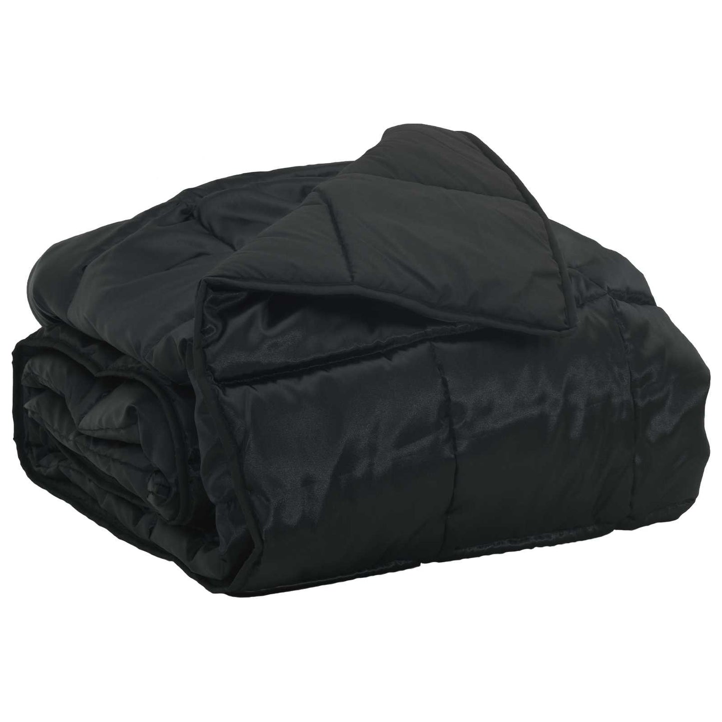 Duvet Estivo Nero 220 x 140 cm Satin e Micropile