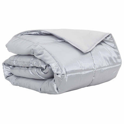 Duvet Estivo Argento 220 x 260 cm Satin e Micropile | homemem39