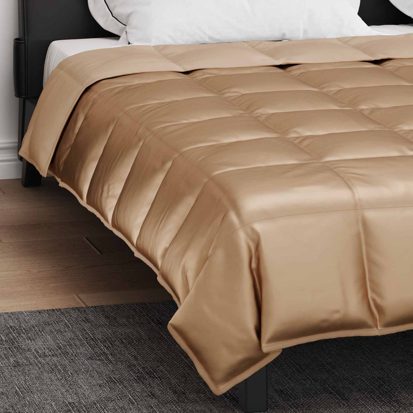 Piumone Completo Annuale Oro 200 x 200 cm Satin e Micropile
