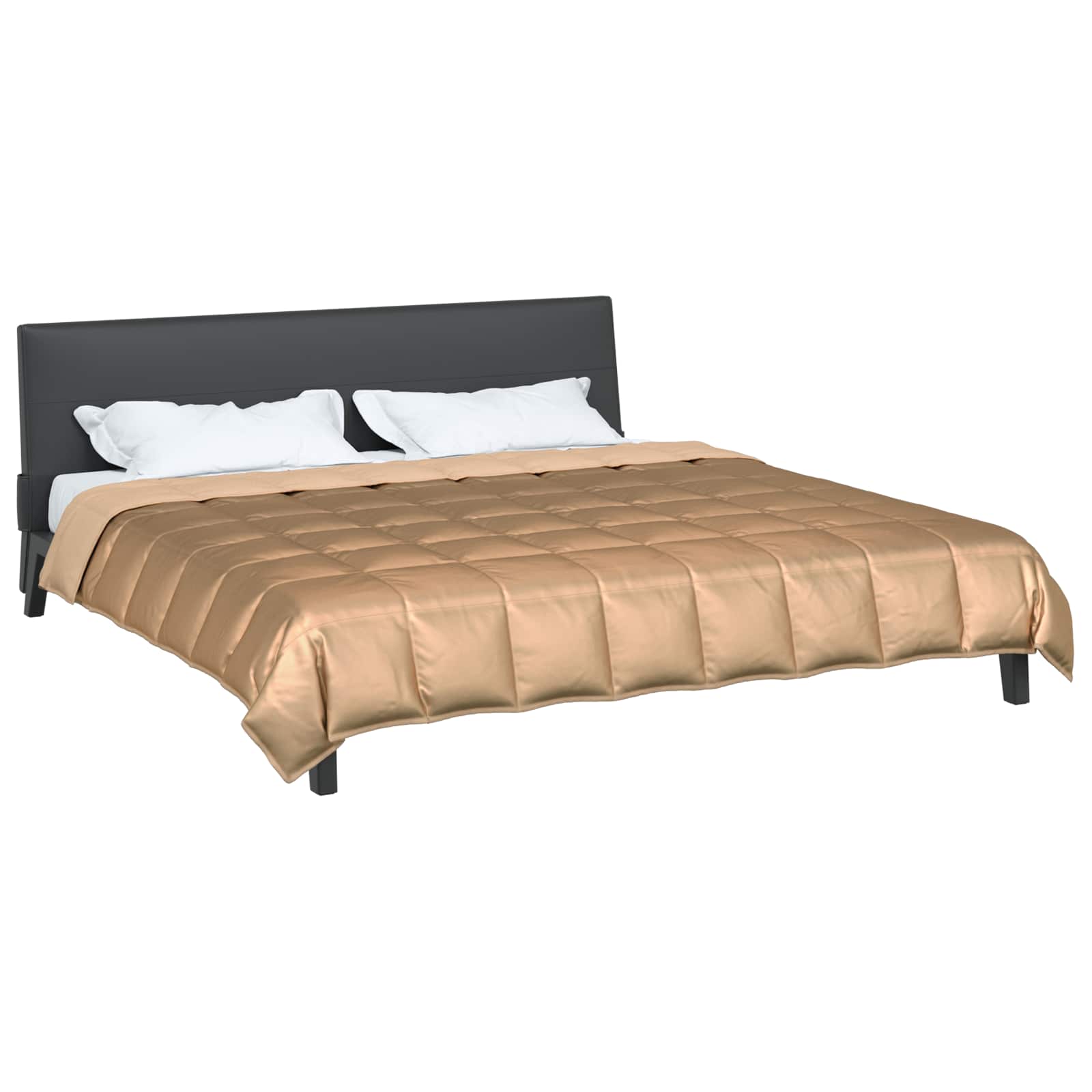 Piumone Completo Annuale Oro 200 x 200 cm Satin e Micropile | homemem39