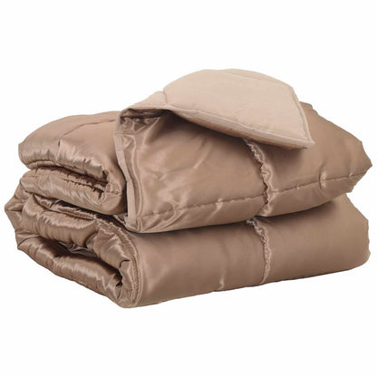 Piumone Completo Annuale Oro 220 x 200 cm Satin e Micropile