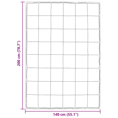 Piumone Completo Annuale Nero 200 x 140 cm Satin e Micropile