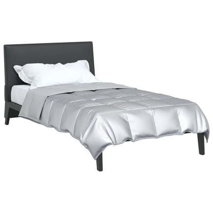 Piumone Completo Annuale Argento 220 x 140 cm Satin e Micropile