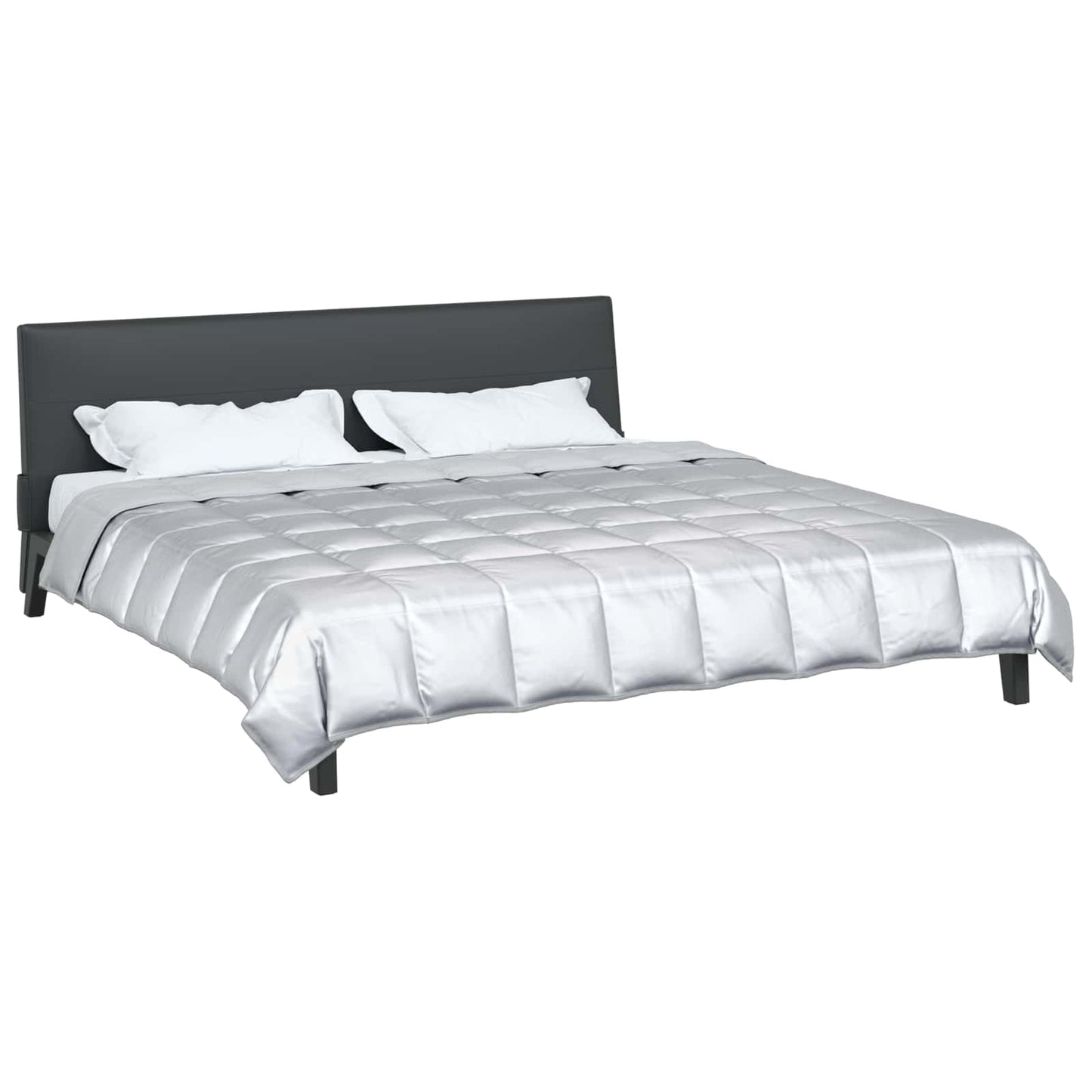 Piumone Completo Annuale Argento 220 x 260 cm Satin e Micropile