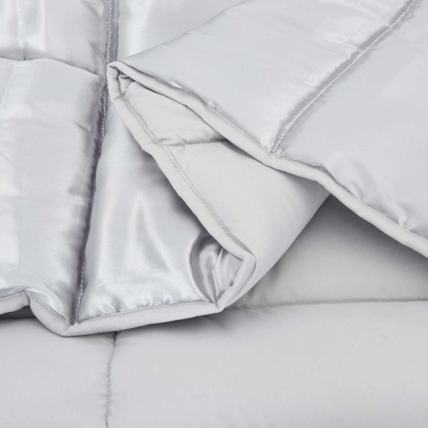 Duvet Invernale Argento 200 x 140 cm Satin e Micropile