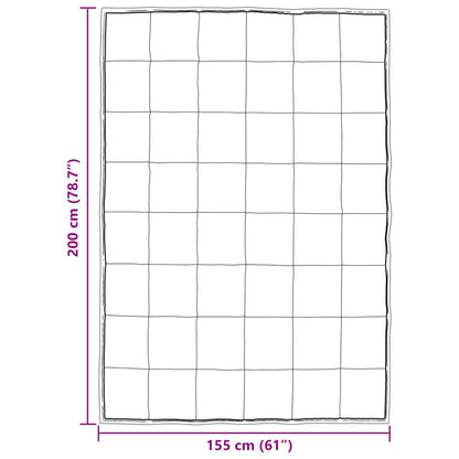 Duvet Invernale 155 x 200 cm 450 gsm Argento