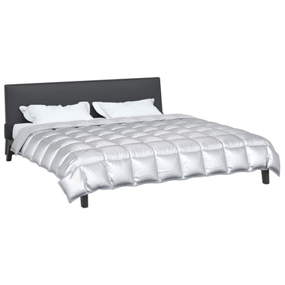 Duvet Invernale Argento 240 x 200 cm Satin e Micropile