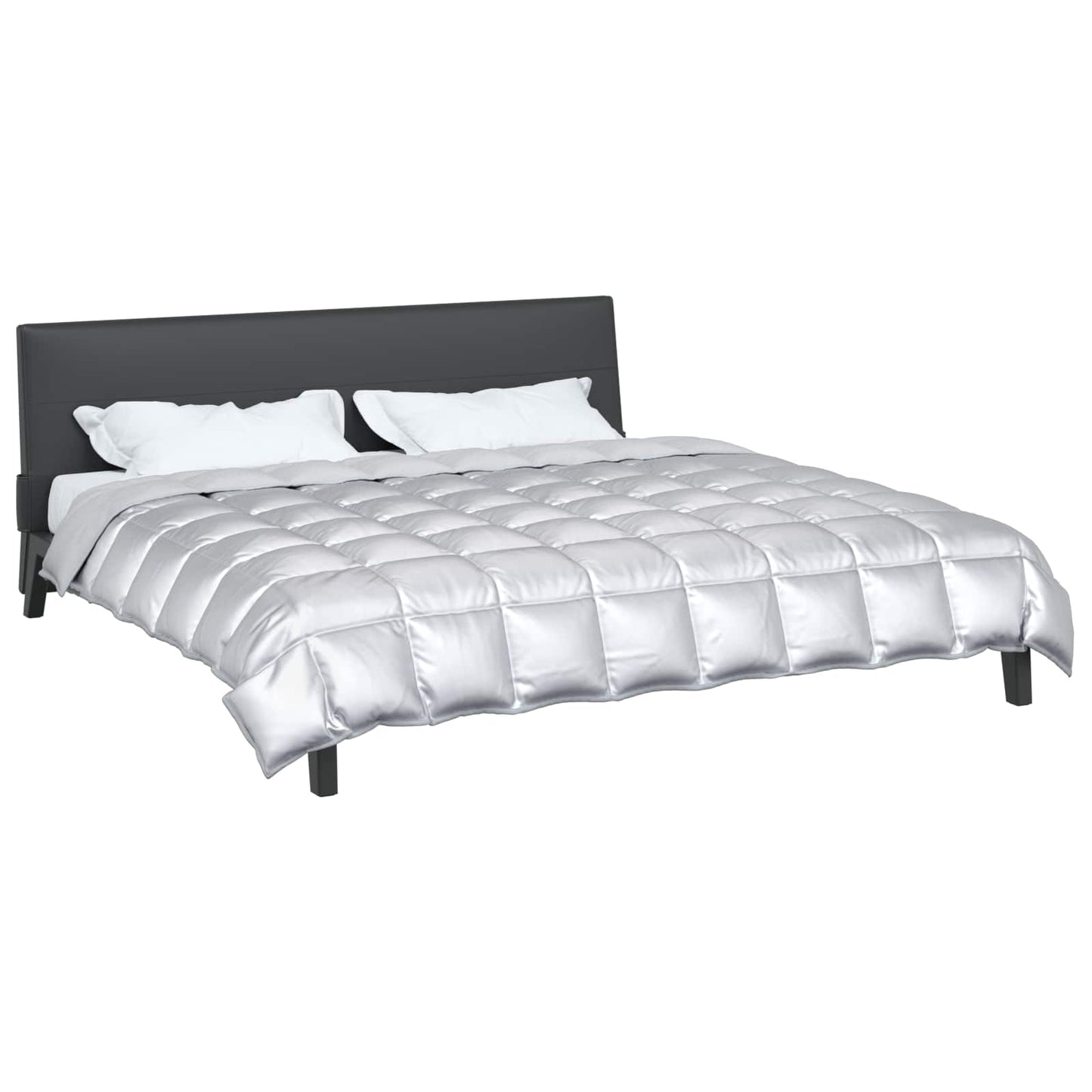 Duvet Invernale Argento 220 x 240 cm Satin e Micropile