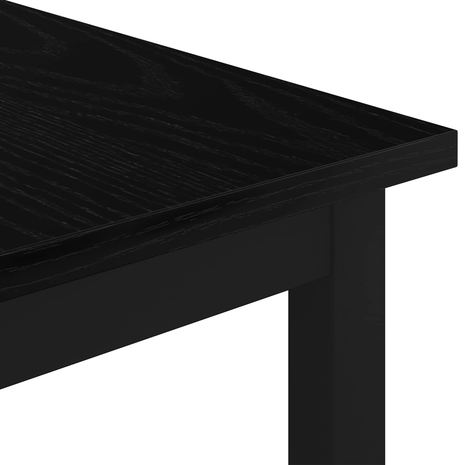 Tavolino da salotto Rovere Nero 50 x 50 x 36 cm - homemem39