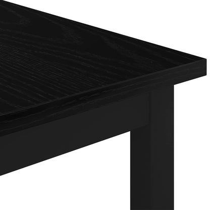 Tavolino da salotto Rovere Nero 50 x 50 x 36 cm - homemem39