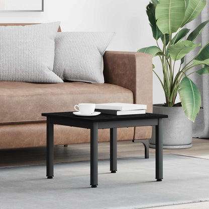 Tavolino da salotto Rovere Nero 50 x 50 x 36 cm - homemem39