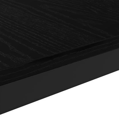 Tavolino da salotto Rovere Nero 60 x 30 x 36 cm