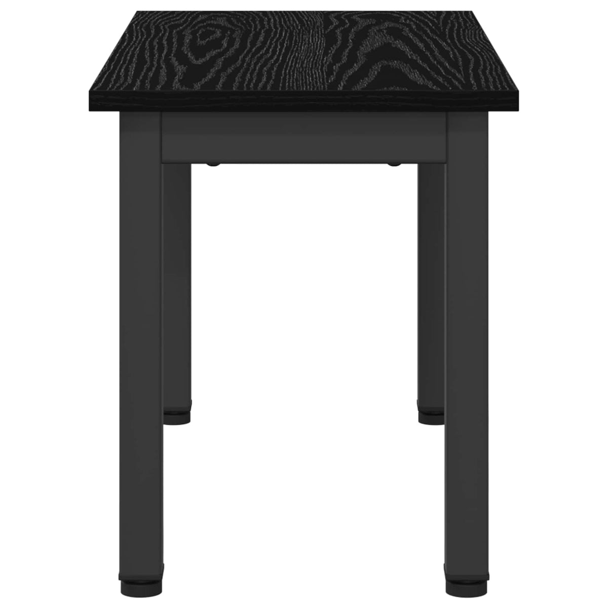Tavolino da salotto Rovere Nero 60 x 30 x 36 cm - homemem39