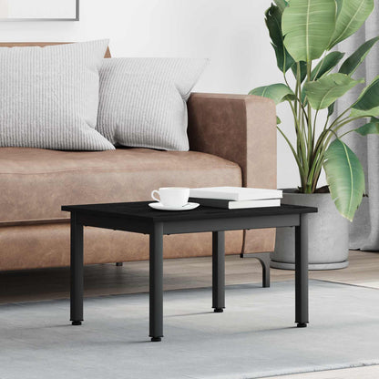 Tavolino da salotto Rovere Nero 60 x 50 x 36 cm - homemem39