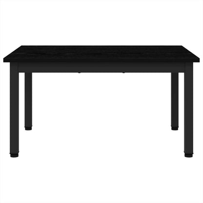 Tavolino da salotto Rovere Nero 70 x 50 x 36 cm