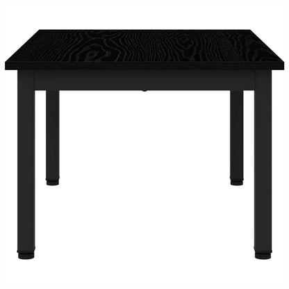 Tavolino da salotto Rovere Nero 70 x 50 x 36 cm