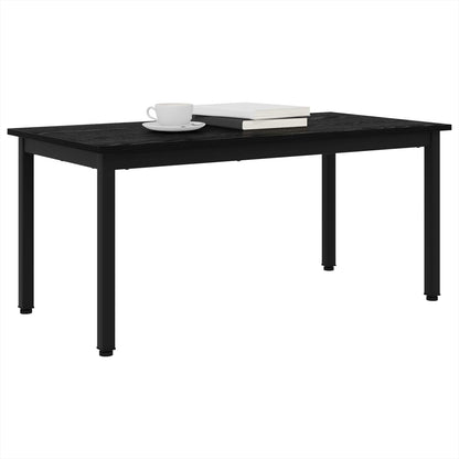Tavolino da salotto Rovere Nero 100 x 50 x 45 cm