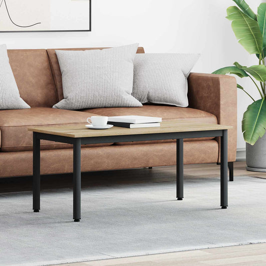 Tavolino da salotto Sonoma 100 x 50 x 45 cm Legno multistrato | homemem39