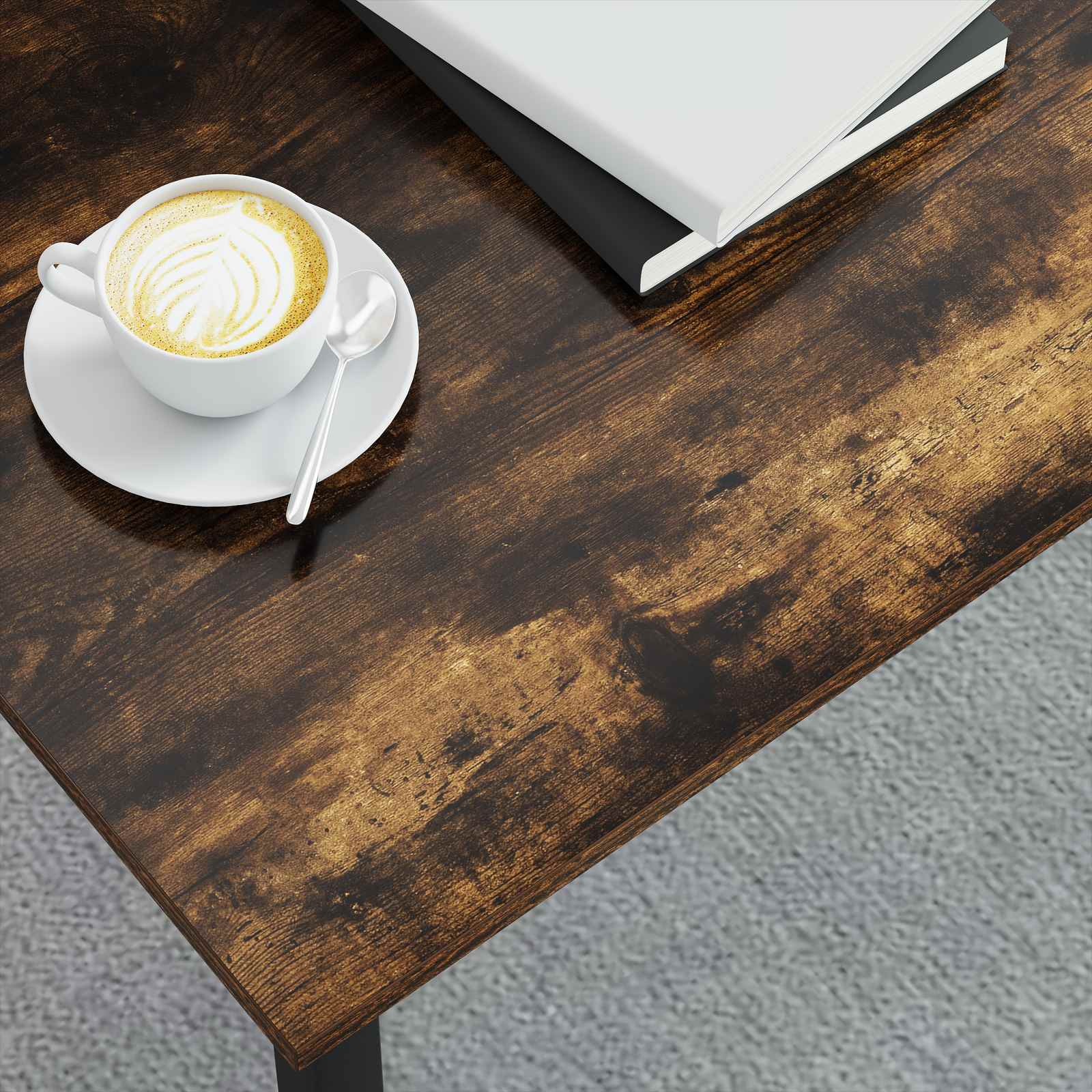 Tavolino da salotto Quercia Fumosa 100 x 50 x 45 cm | homemem39
