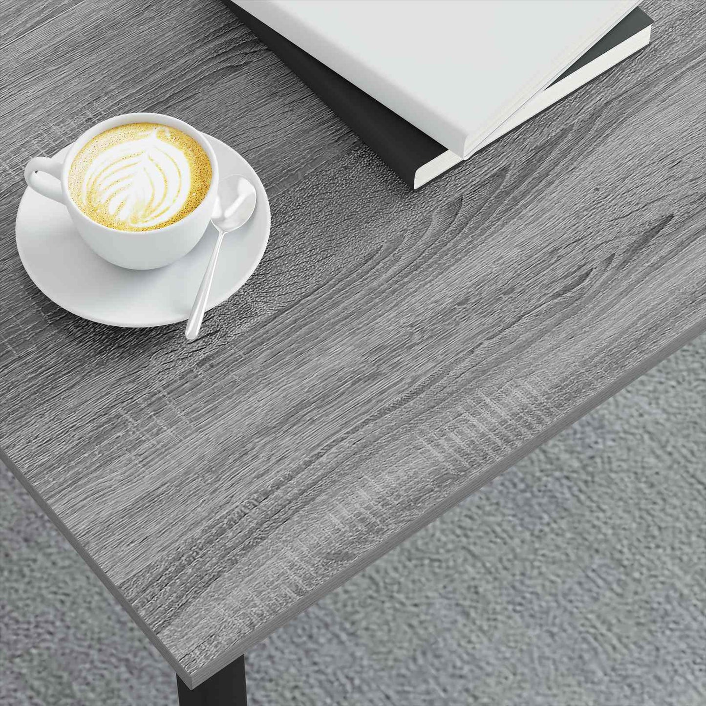 Tavolino da salotto Grigio Sonoma 100 x 100 x 45 cm | homemem39