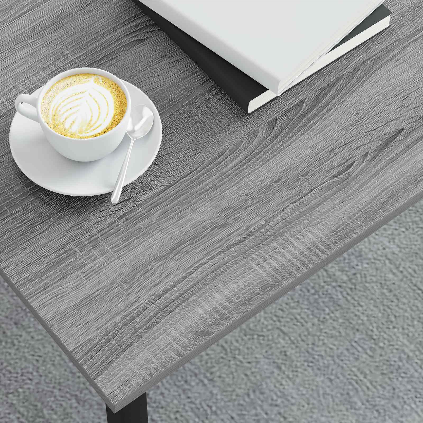 Tavolino da salotto Grigio Sonoma 100 x 100 x 45 cm | homemem39