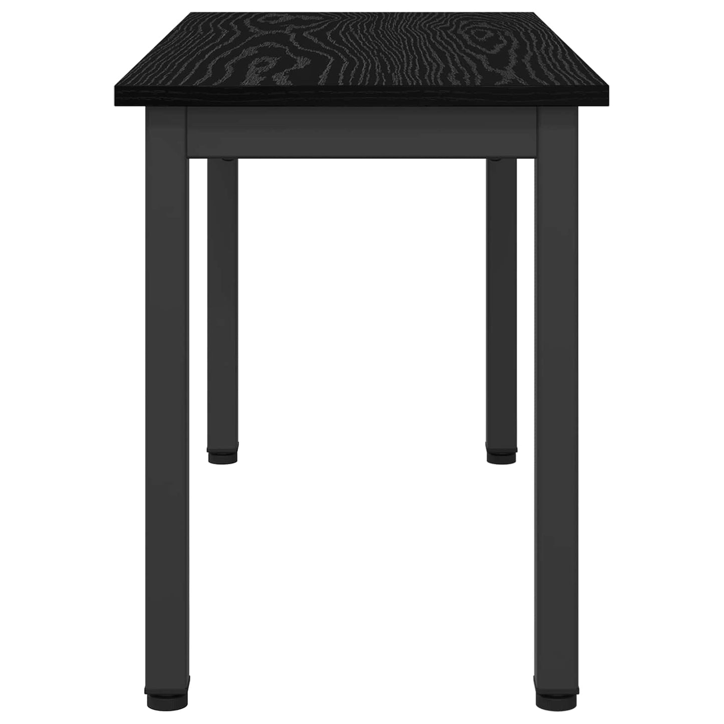 panchina Rovere Nero 80 x 35 x 45 cm Legno ingegnerizzato