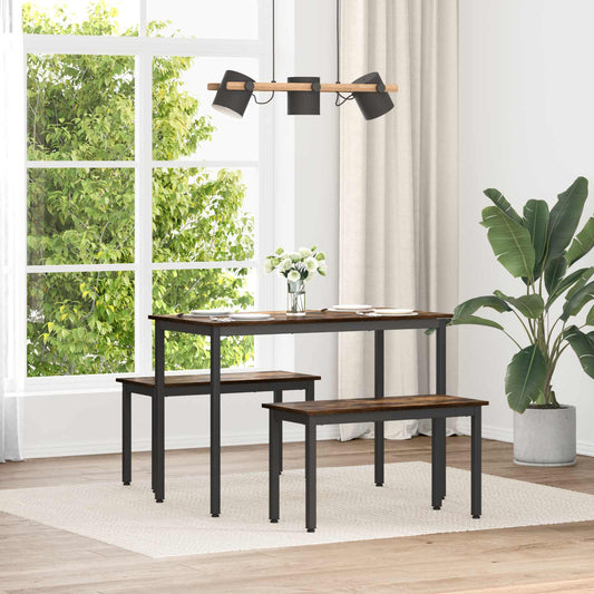 panchina Quercia Fumosa 80 x 35 x 45 cm Legno multistrato