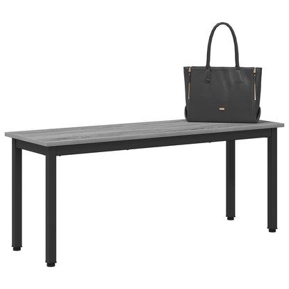 panchina Grigio Sonoma 110 x 35 x 45 cm Legno ingegnerizzato
