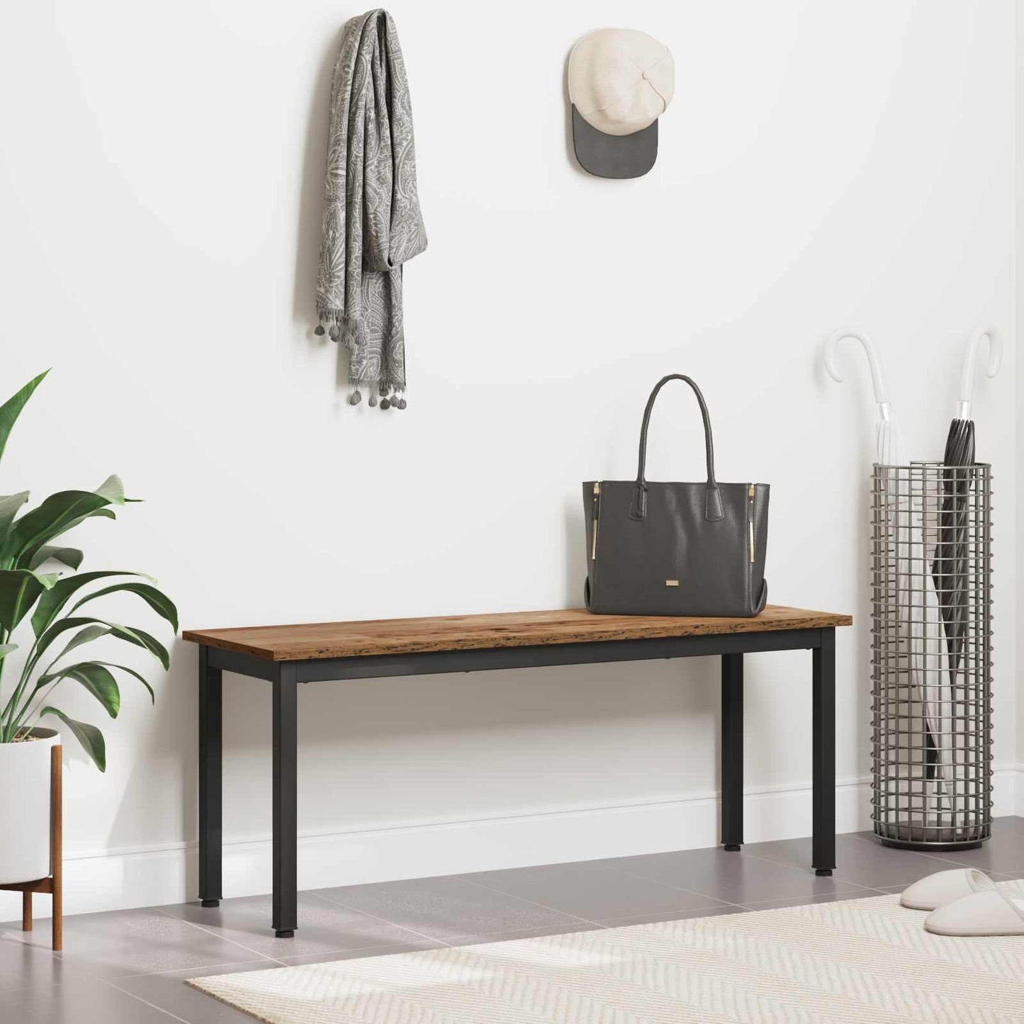 panchina Legno vecchio 110 x 35 x 45 cm Legno multistrato