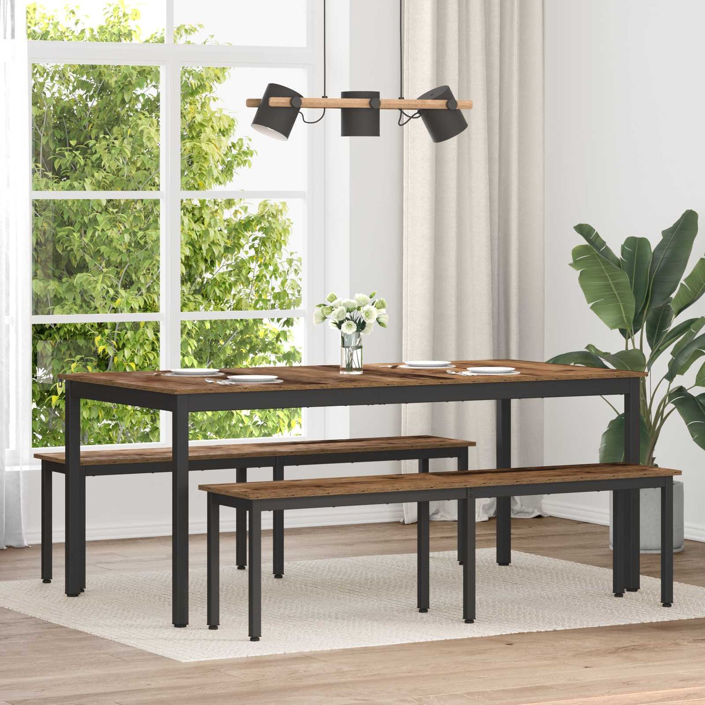 panchina Legno vecchio 160 x 35 x 45 cm Legno multistrato