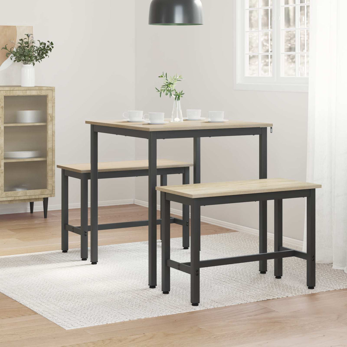Tavoli da pranzo Legno ingegnerizzato Quadrato