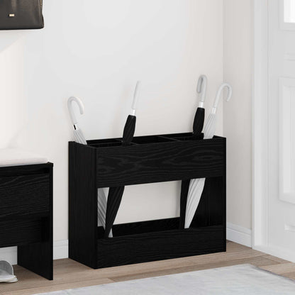 Supporto per Ombrellone Rovere Nero 65 x 24 x 50 cm | homemem39