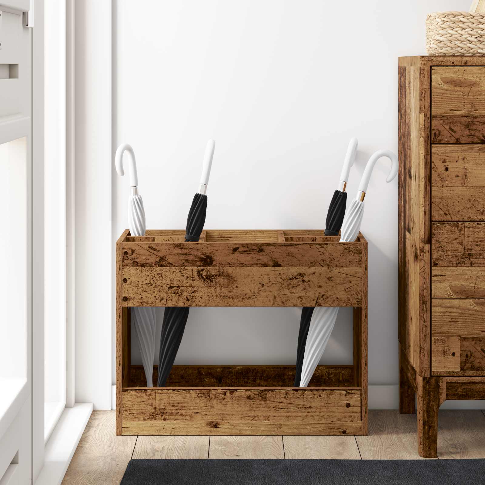 Supporto per Ombrellone Legno vecchio 65 x 24 x 50 cm | homemem39