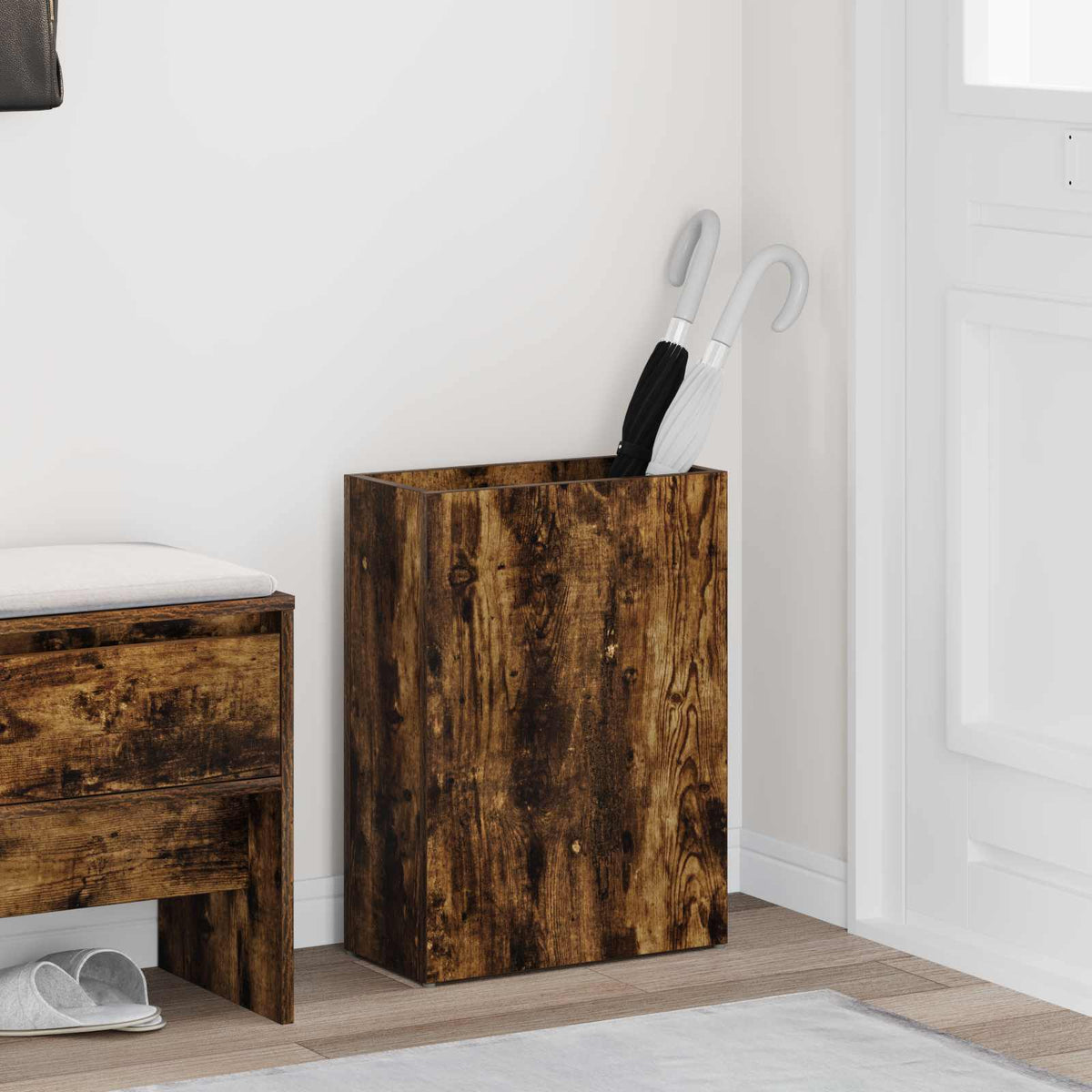 Supporto per Ombrellone Rovere fumé 40 x 20 x 55,5 cm