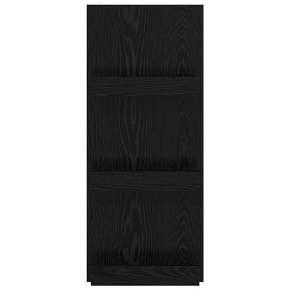 Scaffale per riviste Rovere Nero 51 x 11 x 102 cm