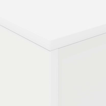Scaffale per riviste Bianco 70 x 41 x 156 cm Legno multistrato | homemem39