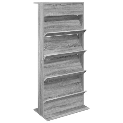 Scaffale per riviste Grigio Sonoma 70 x 41 x 156 cm