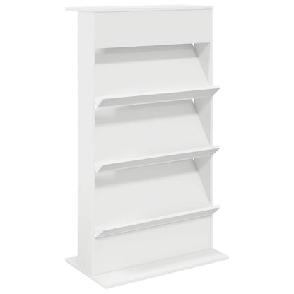 Scaffale per riviste Bianco 70 x 41 x 126 cm Legno multistrato